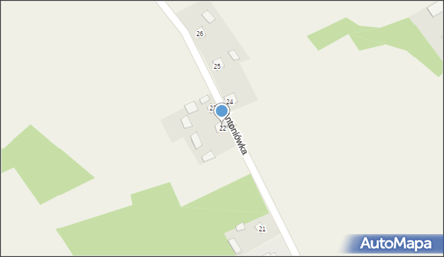 Antoniówka, Antoniówka, 22, mapa Antoniówka