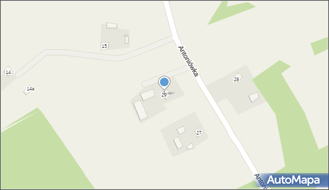Antoniówka, Antoniówka, 29, mapa Antoniówka