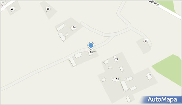 Antoniówka, Antoniówka, 80, mapa Antoniówka