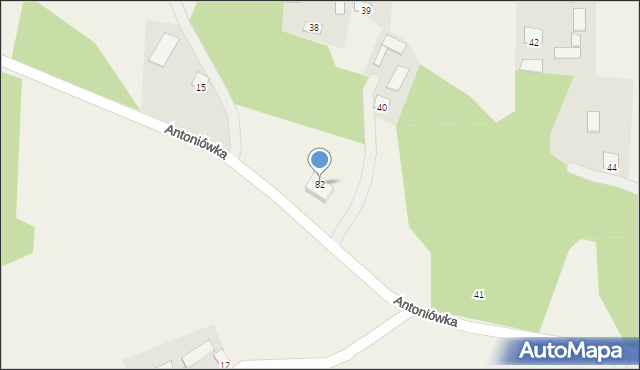 Antoniówka, Antoniówka, 82, mapa Antoniówka
