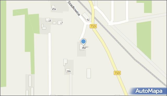 Antoniówka, Antoniówka, 36a, mapa Antoniówka