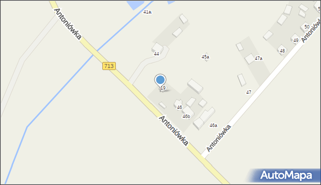 Antoniówka, Antoniówka, 45, mapa Antoniówka