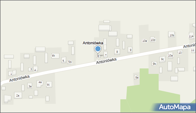 Antoniówka, Antoniówka, 6, mapa Antoniówka