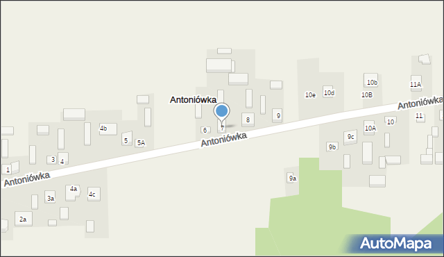 Antoniówka, Antoniówka, 7, mapa Antoniówka