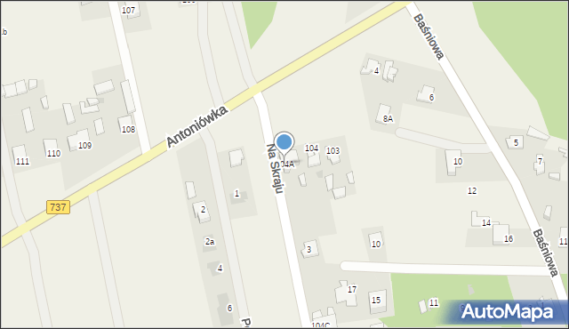 Antoniówka, Antoniówka, 104A, mapa Antoniówka