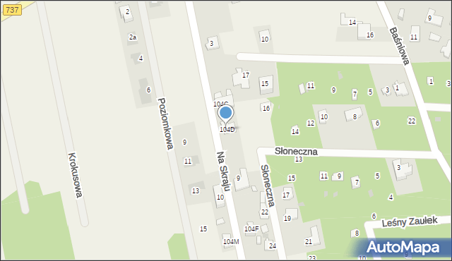 Antoniówka, Antoniówka, 104D, mapa Antoniówka