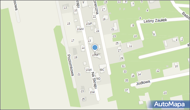 Antoniówka, Antoniówka, 105A, mapa Antoniówka