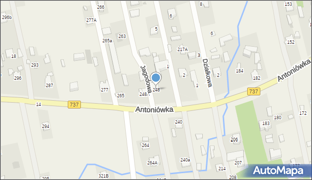 Antoniówka, Antoniówka, 248, mapa Antoniówka