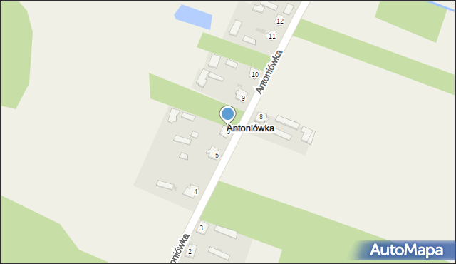 Antoniówka, Antoniówka, 6, mapa Antoniówka