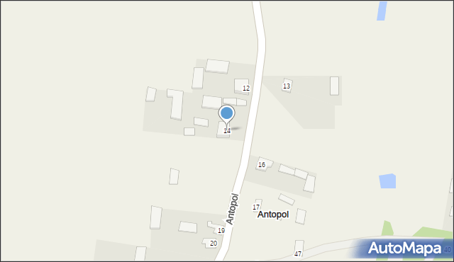 Antopol, Antopol, 14, mapa Antopol