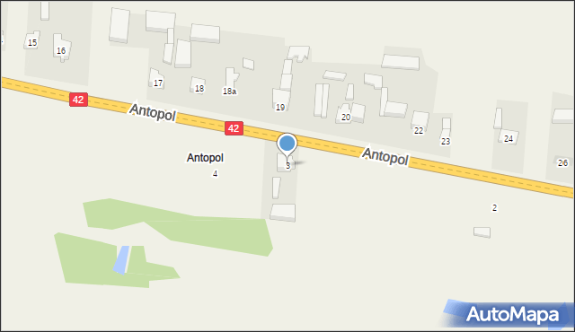 Antopol, Antopol, 3, mapa Antopol