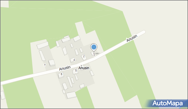 Anusin, Anusin, 1, mapa Anusin