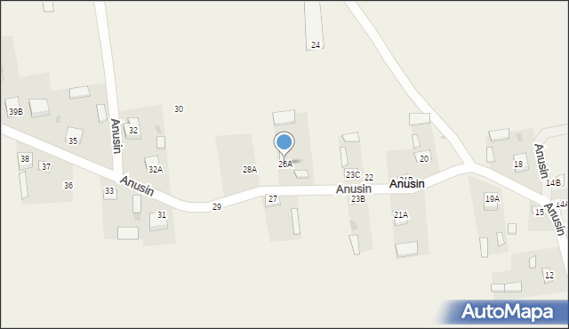 Anusin, Anusin, 26A, mapa Anusin