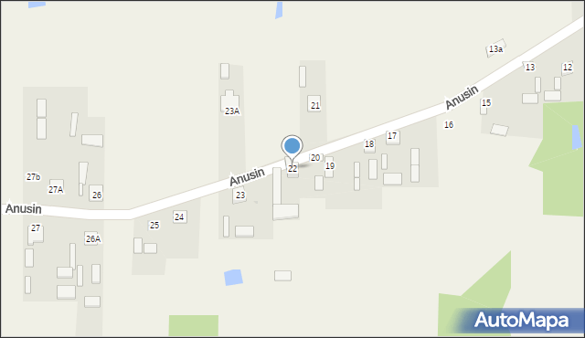 Anusin, Anusin, 22, mapa Anusin