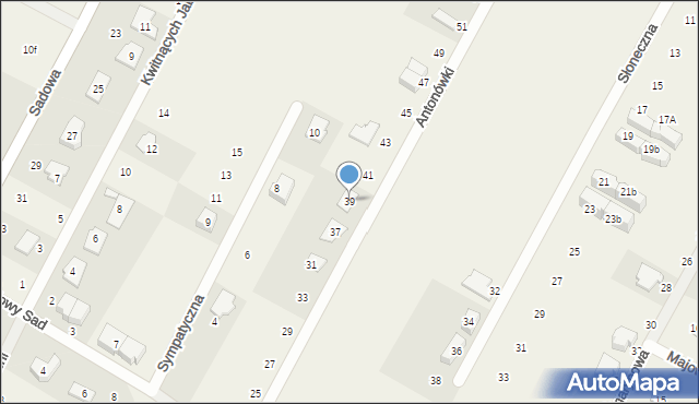 Baszkówka, Antonówki, 39, mapa Baszkówka