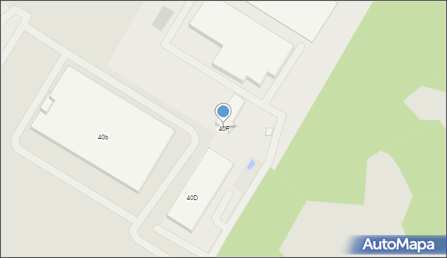 Białystok, Andersa Władysława, gen., 40F, mapa Białegostoku
