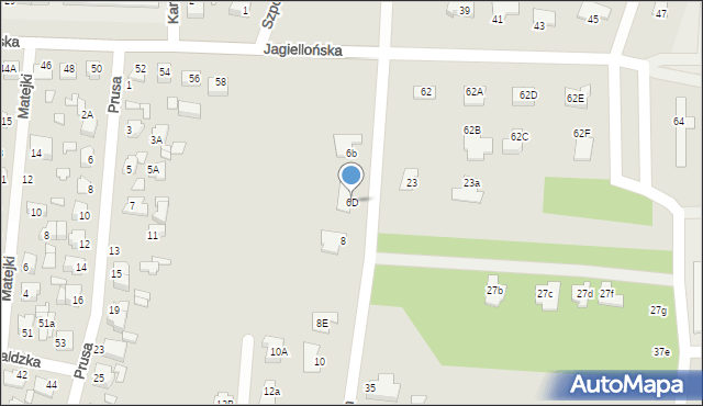 Chełm, Antonin, 6D, mapa Chełma