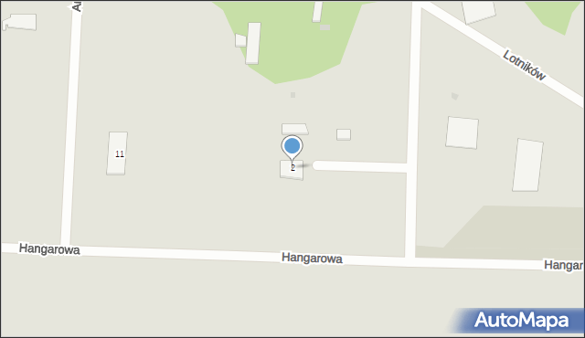 Chojna, Andersa Władysława, gen., 2, mapa Chojna