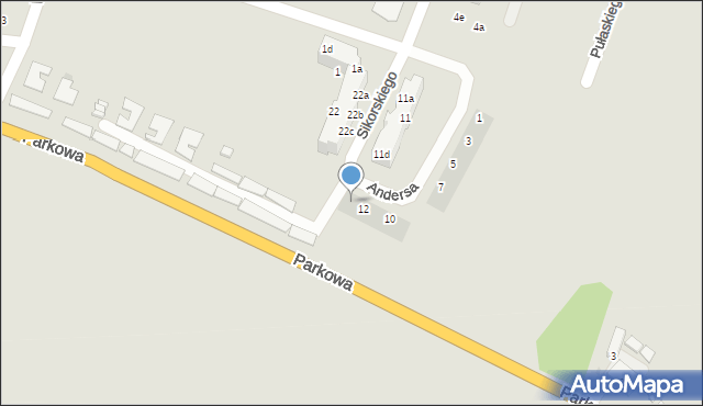 Chojnów, Andersa Władysława, gen., 13, mapa Chojnów