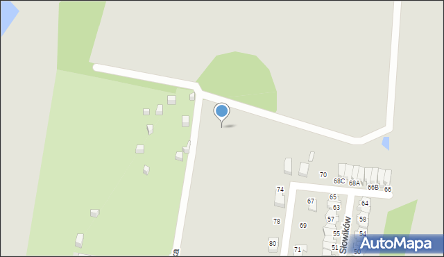 Chorzów, Antoniowska, 132, mapa Chorzów