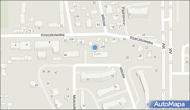 Ciechanów, Andersa Władysława, gen., 51, mapa Ciechanów