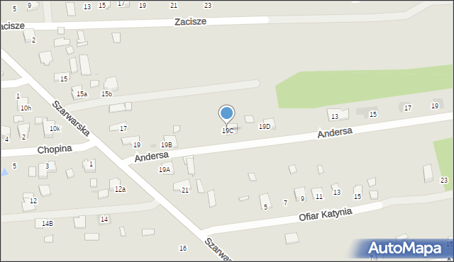 Dąbrowa Tarnowska, Andersa Władysława, gen., 7, mapa Dąbrowa Tarnowska