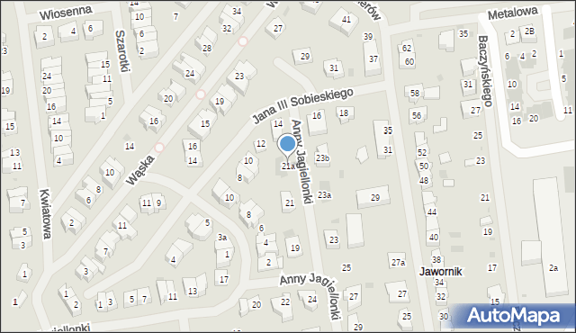 Goleniów, Anny Jagiellonki, 21a, mapa Goleniów
