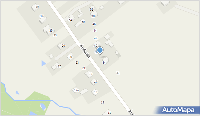 Górzno, Andersa Władysława, gen., 36, mapa Górzno