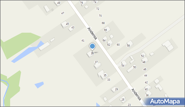 Górzno, Andersa Władysława, gen., 39, mapa Górzno