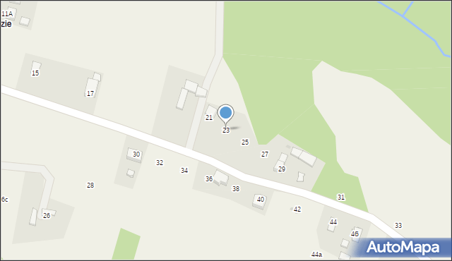 Gromnik, Andersa Władysława, gen., 23, mapa Gromnik