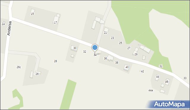 Gromnik, Andersa Władysława, gen., 34, mapa Gromnik