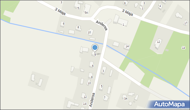 Gromnik, Andersa Władysława, gen., 4, mapa Gromnik