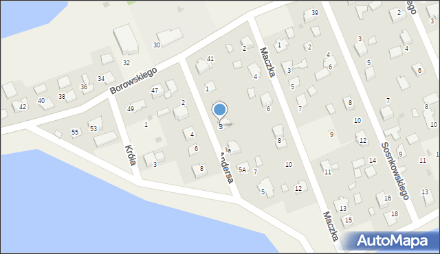 Harmęże, Andersa Władysława, gen., 3, mapa Harmęże