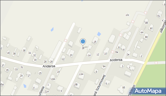 Janów, Andersa Władysława, gen., 18, mapa Janów