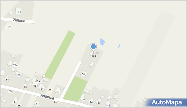 Janów, Andersa Władysława, gen., 56a, mapa Janów
