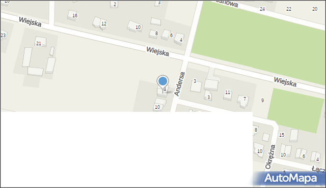 Kębłowo, Andersa Władysława, gen., 6, mapa Kębłowo