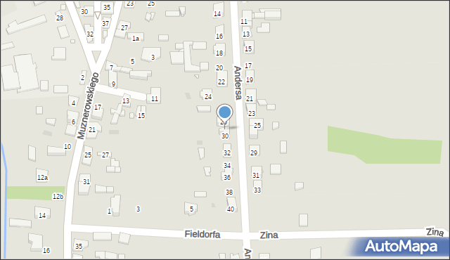 Krzepice, Andersa Władysława, gen., 28, mapa Krzepice