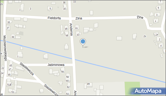 Krzepice, Andersa Władysława, gen., 45, mapa Krzepice