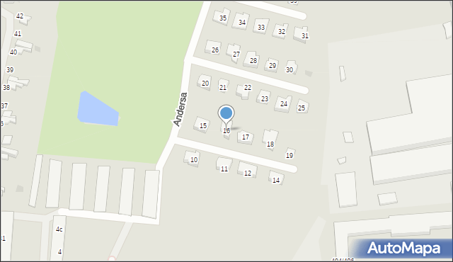 Malbork, Andersa Władysława, gen., 16, mapa Malborka
