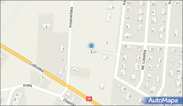 Marcinowice, Anny Jagiellonki, 5, mapa Marcinowice