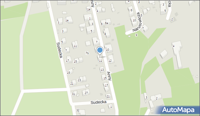 Nowa Ruda, Anny, 9, mapa Nowa Ruda