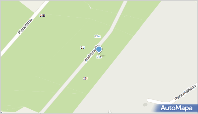 Ostrowik, Andromedy, 8, mapa Ostrowik