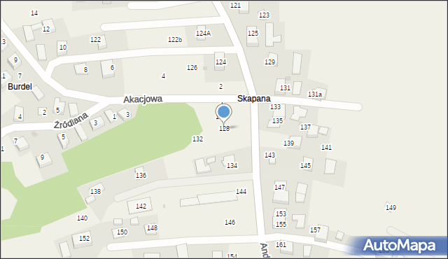 Piotrowice, Andrychowska, 128, mapa Piotrowice