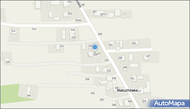 Piotrowice, Andrychowska, 324, mapa Piotrowice