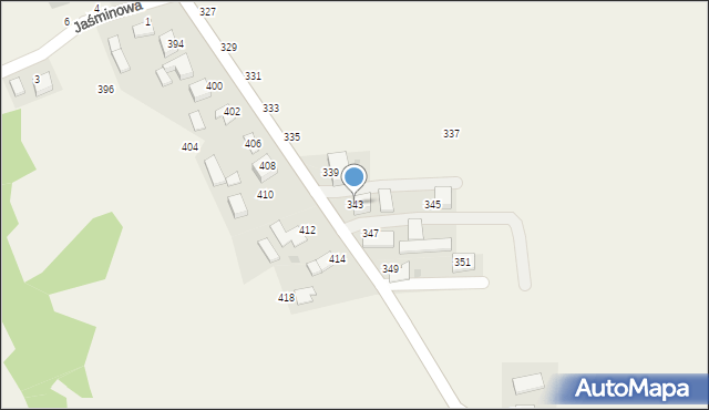 Piotrowice, Andrychowska, 343, mapa Piotrowice