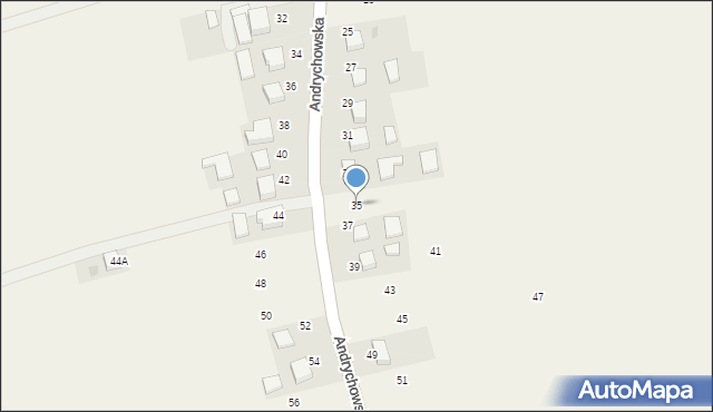 Piotrowice, Andrychowska, 35, mapa Piotrowice