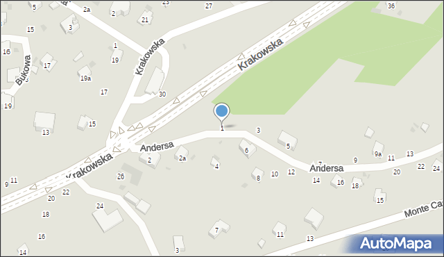 Przemyśl, Andersa Władysława, gen., 1, mapa Przemyśla