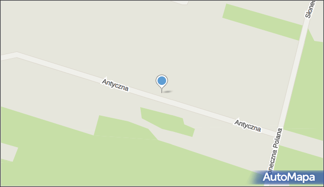 Serock, Antyczna, 14, mapa Serock