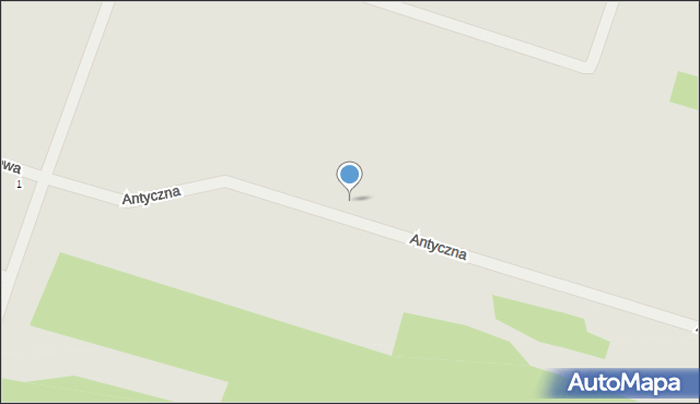 Serock, Antyczna, 24, mapa Serock