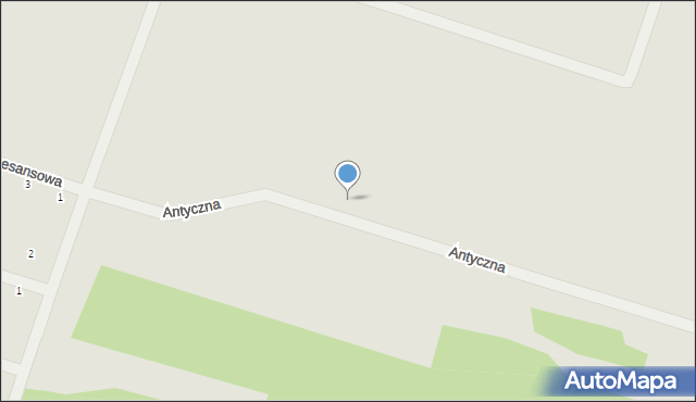 Serock, Antyczna, 26, mapa Serock